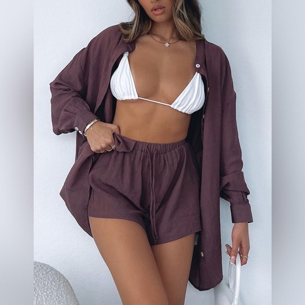 White Fox Button-Up Shirt